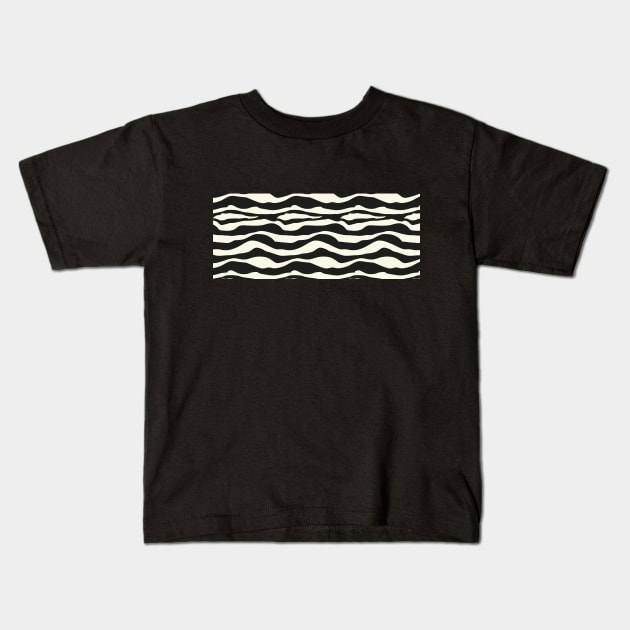 Zebra Design Kids T-Shirt by Full Moon